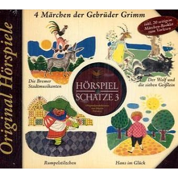 Hörspielschätze, 1 Audio-CD, Jacob Grimm, Wilhelm Grimm