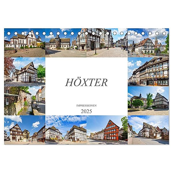 Höxter Impressionen (Tischkalender 2025 DIN A5 quer), CALVENDO Monatskalender, Calvendo, Dirk Meutzner
