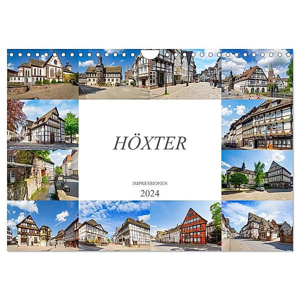 Höxter Impressionen (Wandkalender 2024 DIN A4 quer), CALVENDO Monatskalender, Dirk Meutzner