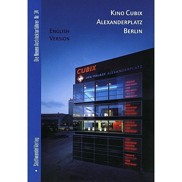 Hoffmann, H: Kino Cubix am Alexanderplatz Berlin/engl., Hans Wolfgang Hoffmann
