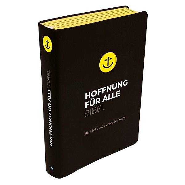 Hoffnung für alle. Die Bibel - Black Hope Edition Großformat mit Loch-Stanzung