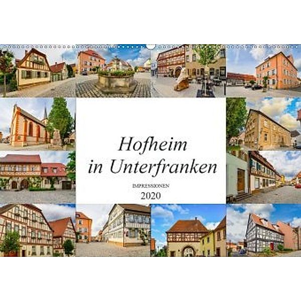Hofheim in Unterfranken Impressionen (Wandkalender 2020 DIN A2 quer), Dirk Meutzner