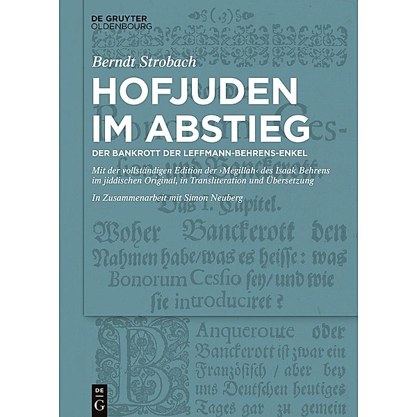Hofjuden im Abstieg: Der Bankrott der Leffmann-Behrens-Enkel / Jahrbuch des Dokumentationsarchivs des österreichischen Widerstandes