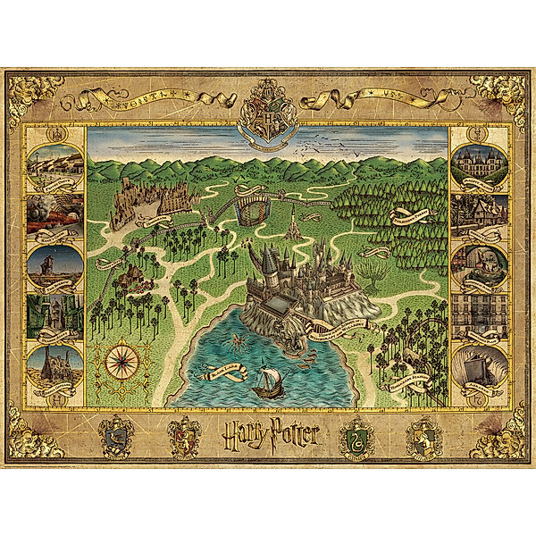 Ravensburger Verlag Hogwarts Karte