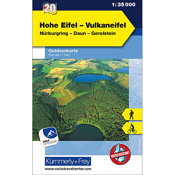Hohe Eifel Vulkaneifel Nr. 20 Outdoorkarte Deutschland 1:35 000