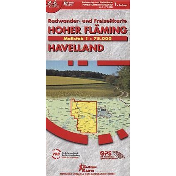 Hoher Fläming, Haveland, Radwander- und Freizeitkarte