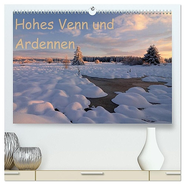 Hohes Venn und Ardennen (hochwertiger Premium Wandkalender 2024 DIN A2 quer), Kunstdruck in Hochglanz, Rolf Schnepp