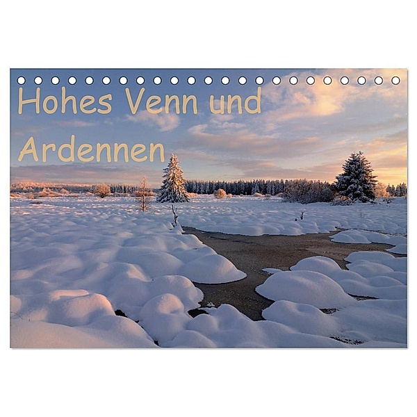 Hohes Venn und Ardennen (Tischkalender 2024 DIN A5 quer), CALVENDO Monatskalender, Rolf Schnepp