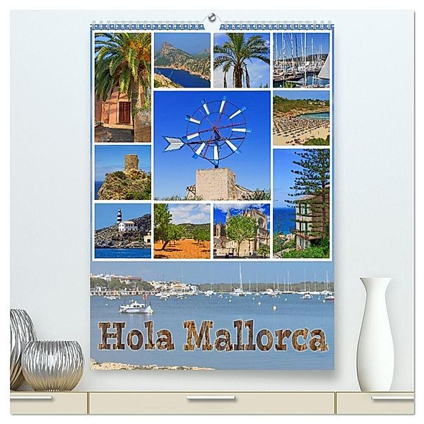 Hola Mallorca (hochwertiger Premium Wandkalender 2024 DIN A2 hoch), Kunstdruck in Hochglanz, Paul Michalzik