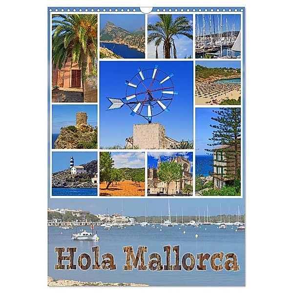 Hola Mallorca (Wandkalender 2024 DIN A3 hoch), CALVENDO Monatskalender, Paul Michalzik