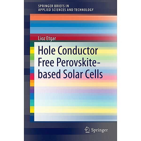 Hole Conductor Free Perovskite-based Solar Cells / SpringerBriefs in Applied Sciences and Technology, Lioz Etgar