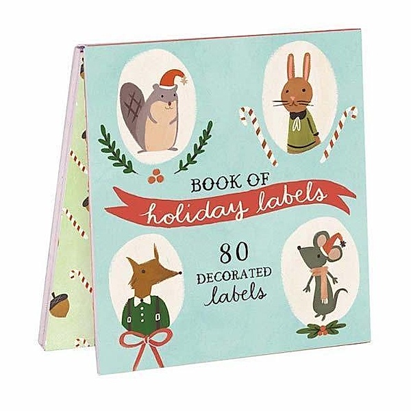Holiday Forest Friends - Book of Labels