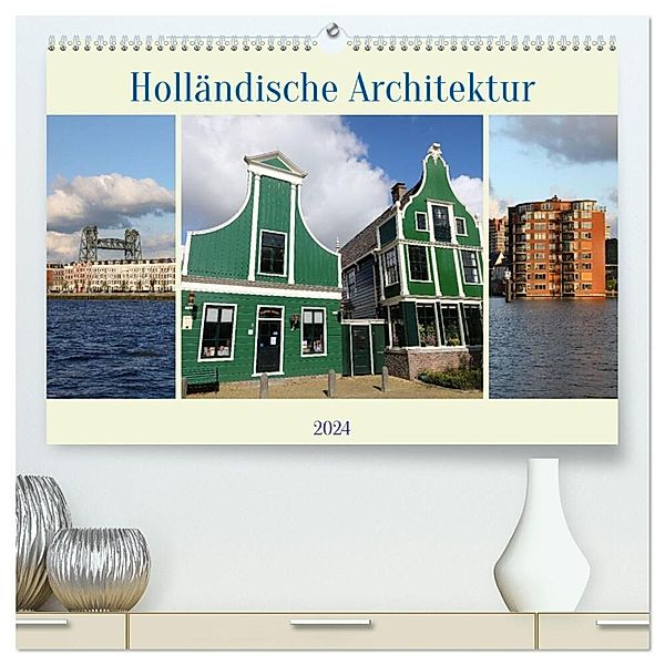 Holländische Architektur (hochwertiger Premium Wandkalender 2024 DIN A2 quer), Kunstdruck in Hochglanz, Frank Gayde
