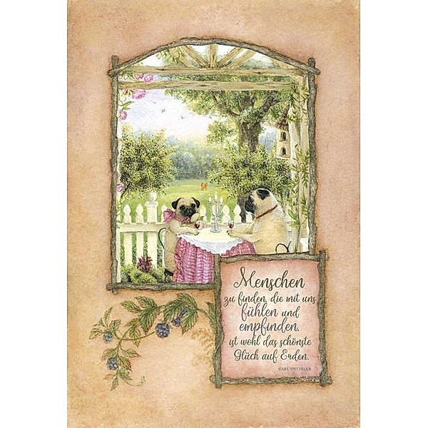 Holly Pond Hill - Gemeinsames Glück, Silhouettenkarte u. Kuvert