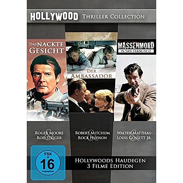 Hollywood Thriller Collection, Roger Moore, Robert Mitchum, Walter Matthau