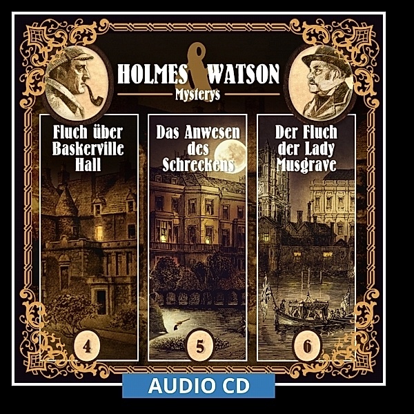 Holmes & Watson Mysterys.Vol.2,3 Audio-CD, Holmes & Watson
