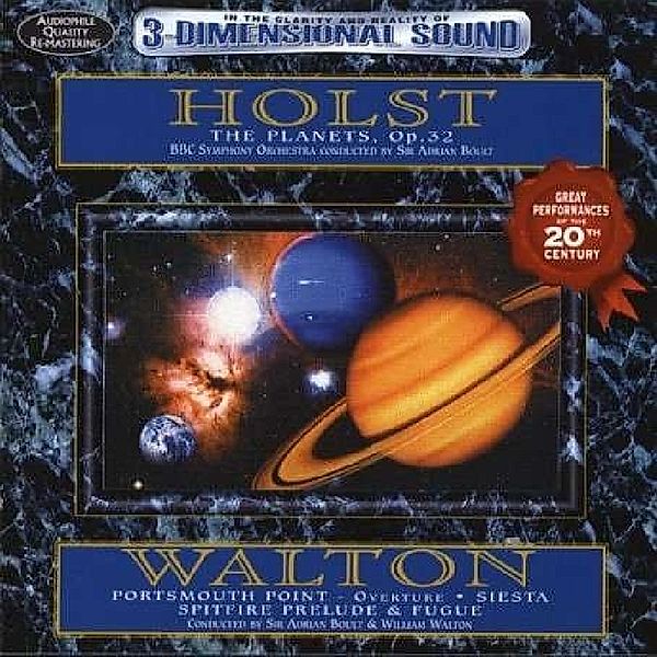 Holst/Walton-Planets/Spitfi, Bbc So, Boult, Halle Orch, Lpo