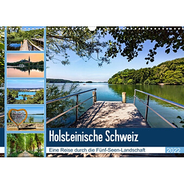 Holsteinische Schweiz - Fünf-Seen-Landschaft (Wandkalender 2022 DIN A3 quer), Andrea Dreegmeyer