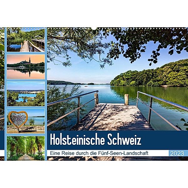 Holsteinische Schweiz - Fünf-Seen-Landschaft (Wandkalender 2023 DIN A2 quer), Andrea Dreegmeyer