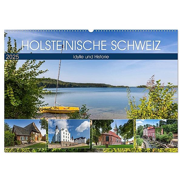 HOLSTEINISCHE SCHWEIZ Idylle und Historie (Wandkalender 2025 DIN A2 quer), CALVENDO Monatskalender, Calvendo, Melanie Viola