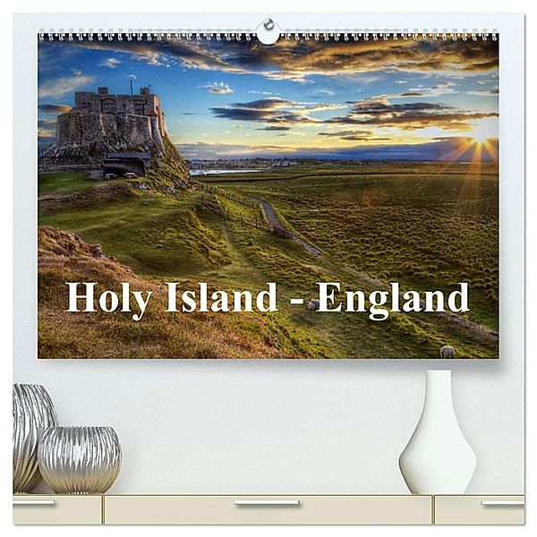 Holy Island - England (hochwertiger Premium Wandkalender 2025 DIN A2 quer), Kunstdruck in Hochglanz, Calvendo, TJPhotography