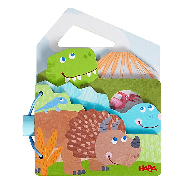 HABA Holz-Babybuch DINOS in bunt