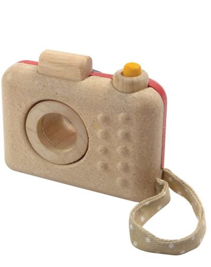 Holz Kamera Spielzeug Kleinkinder Fotoapparat Rollenspielzeug 