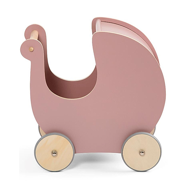 Sebra Holz-Puppenwagen CLASSIC in blossom pink