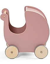 Holz-Puppenwagen CLASSIC in blossom pink