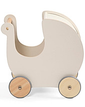 Holz-Puppenwagen CLASSIC in classic white