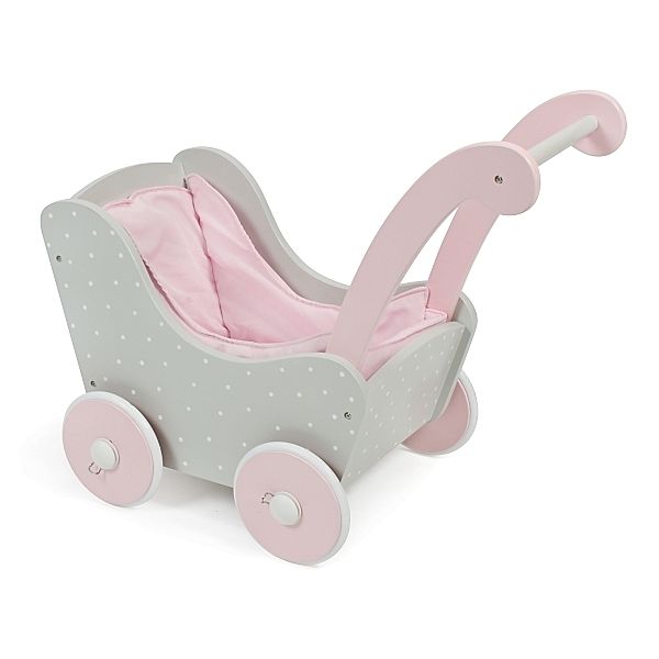 CHIC 2000 Holz-Puppenwagen Puntos Grey