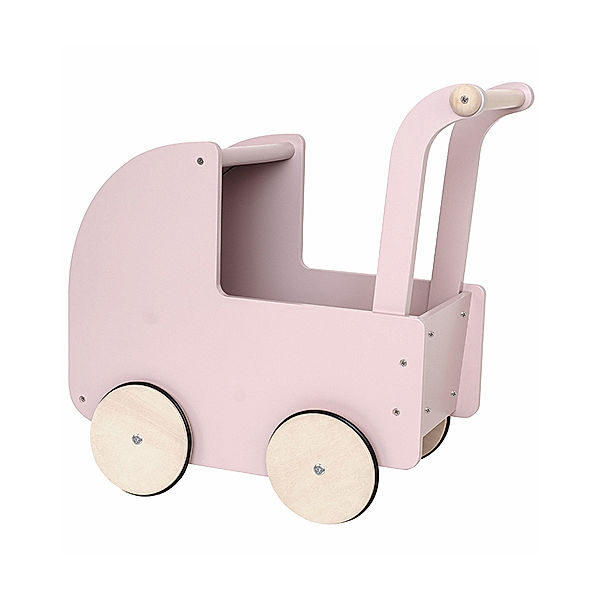 JaBaDaBaDo Holz-Puppenwagen WOLKEN in rosa
