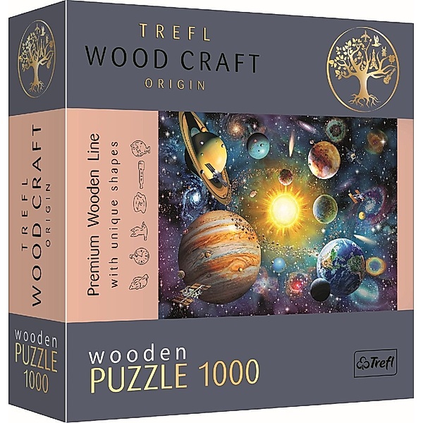 Trefl Holz Puzzle 1000  Reise durch das Sonnensystem