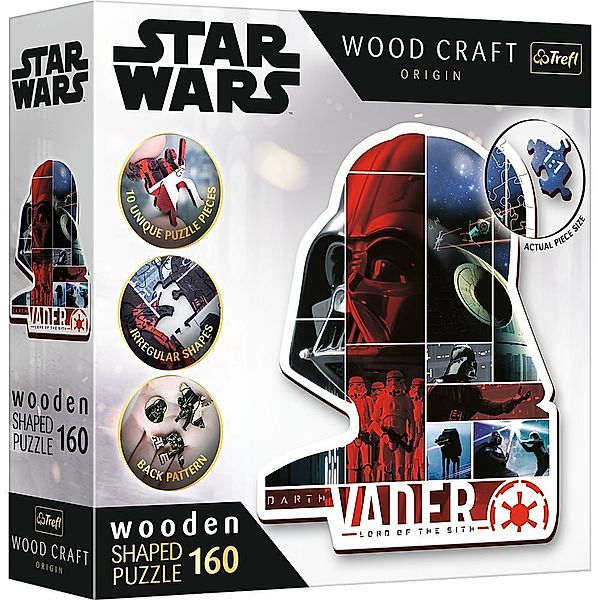 Trefl Holz Puzzle 160  Star Wars - Darth Vader