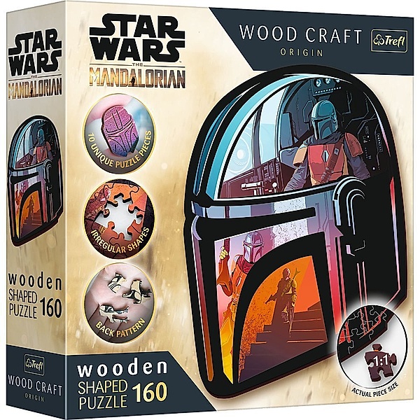 Trefl Holz Puzzle 160  Star Wars Mandalorian