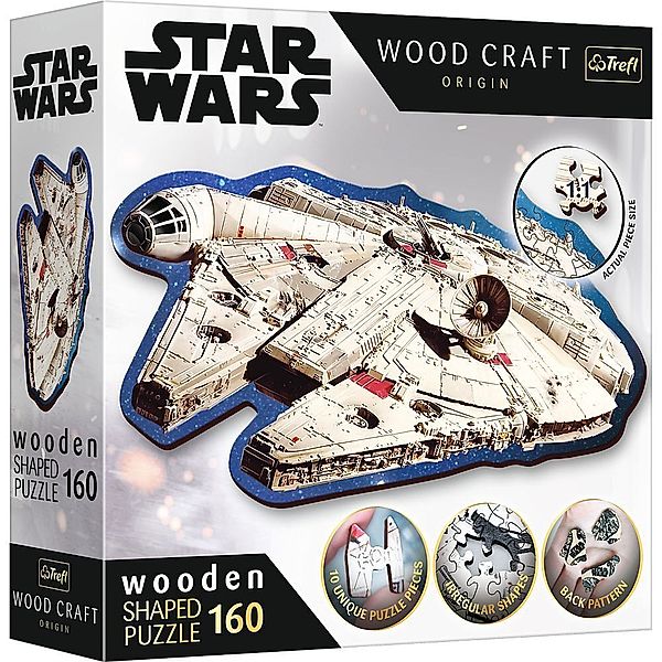 Trefl Holz Puzzle 160  Star Wars - Millennium Falcon