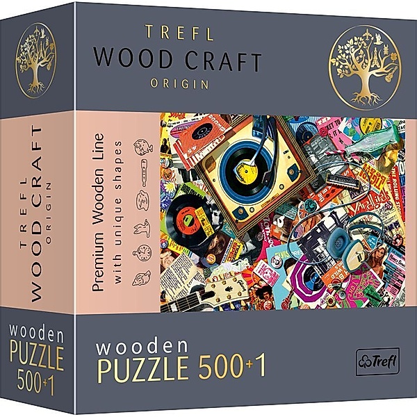 Trefl Holz Puzzle 500+1  Die Welt der Musik