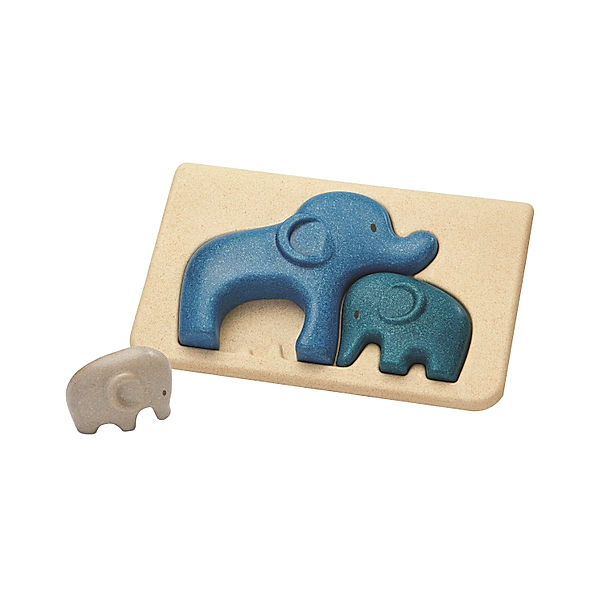 Plan Toys Holz-Puzzle ELEFANTEN 3-teilig