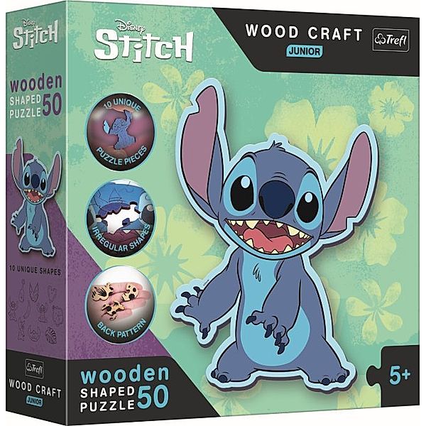 Trefl Holz Puzzle Junior 50  Lilo & Stitch