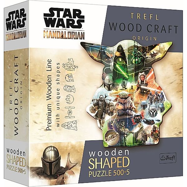 Trefl Holz Puzzle Sonderform 500 + 5 - Star Wars