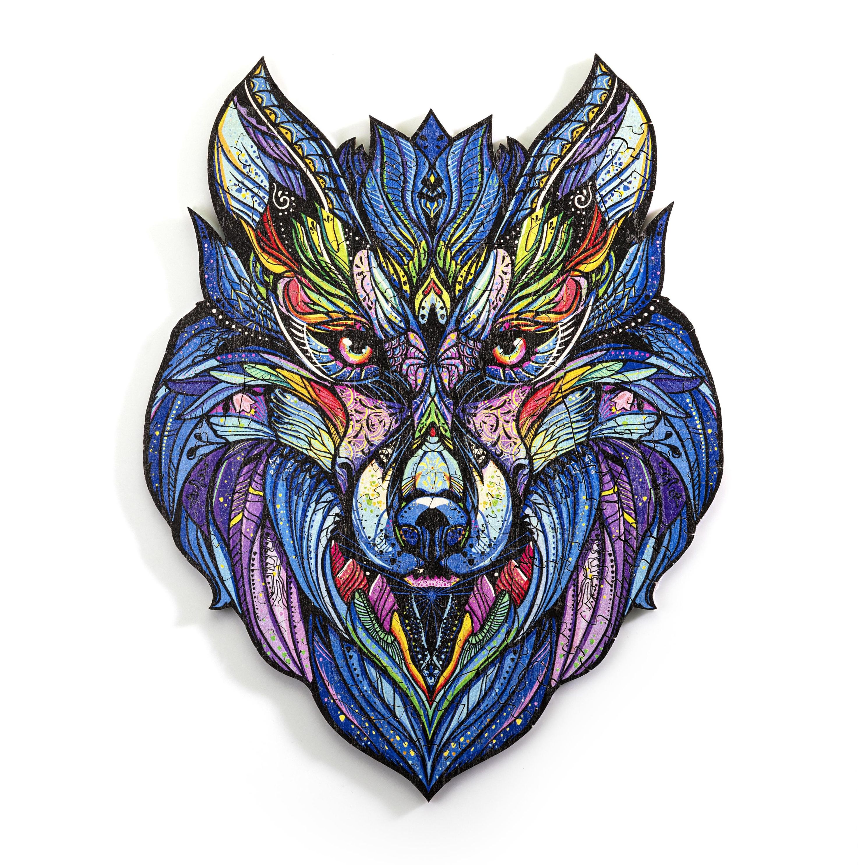 Holz-Puzzle Wolf in Holzbox 200 Teile, 23,2 x 30 cm | Weltbild.de
