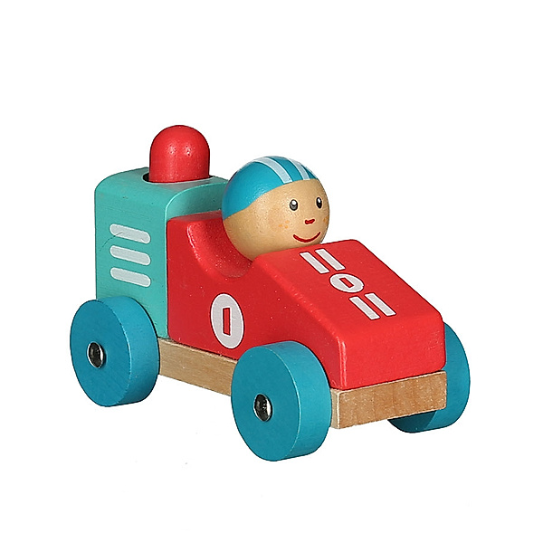 Egmont Toys Holz-Spielauto RENNAUTO NO. 1 in bunt