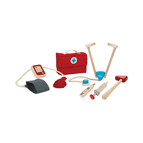 Plan Toys Holz-Spielzeug DOKTOR-SET 6-teilig