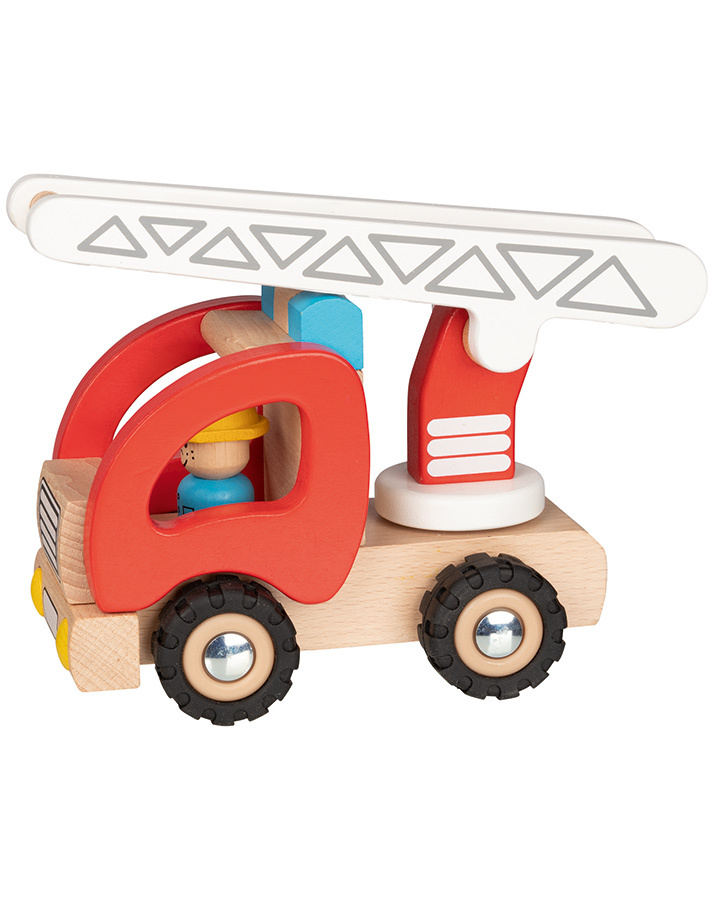 Gabelstapler Goki Fahrzeug Holzauto Kinder Holz Spielzeug Spielauto Nature NEU 