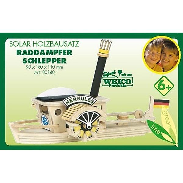 Holzb.Solar Raddampfer ( mit 2 Motoren )