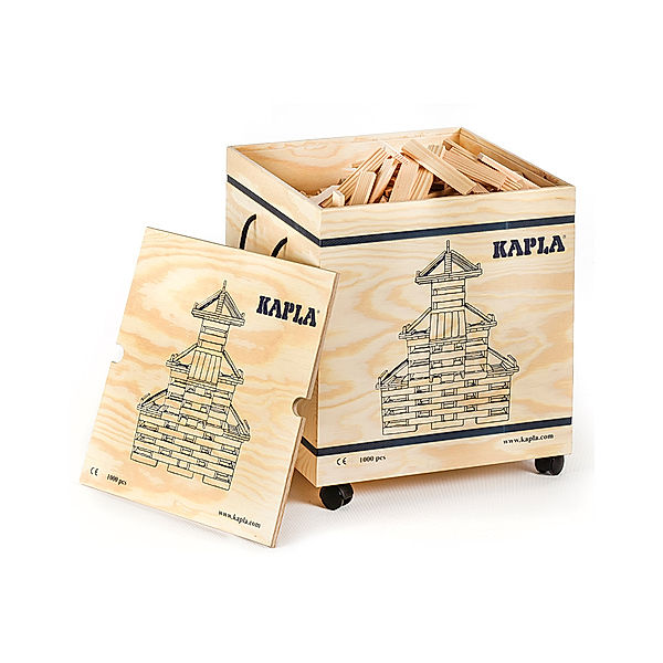 KAPLA® Holzbauplättchen KAPLA 1000-teilig in natur