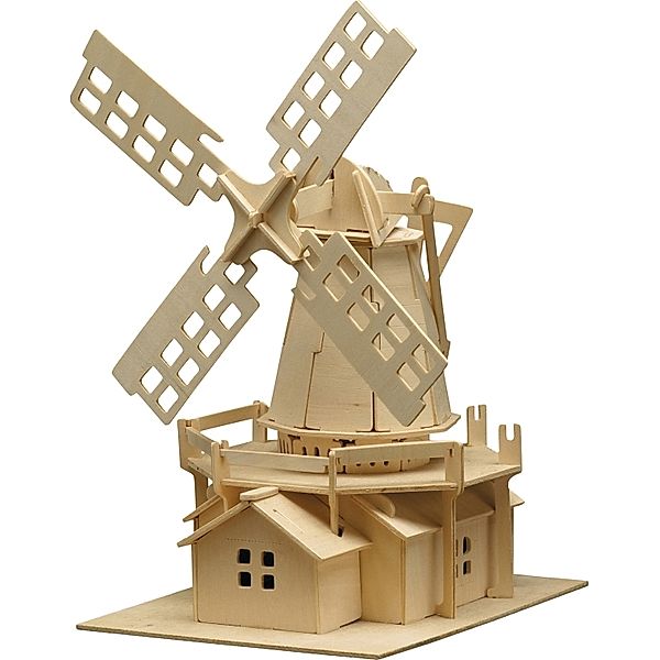 Pebaro Holzbausatz Windmühle