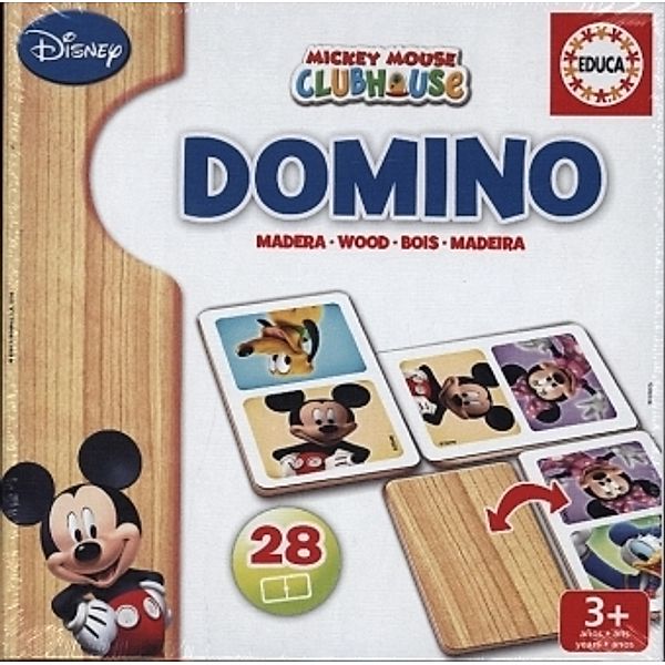 Holzdomino Mickey & Minnie (Kinderspiel)