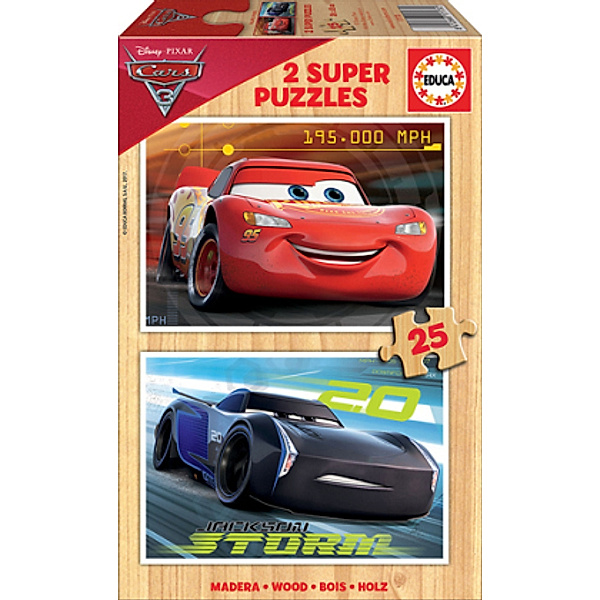Holzpuzzle Cars 3 (Kinderpuzzle)