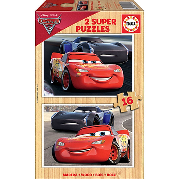 Holzpuzzle Cars 3 (Kinderpuzzle)